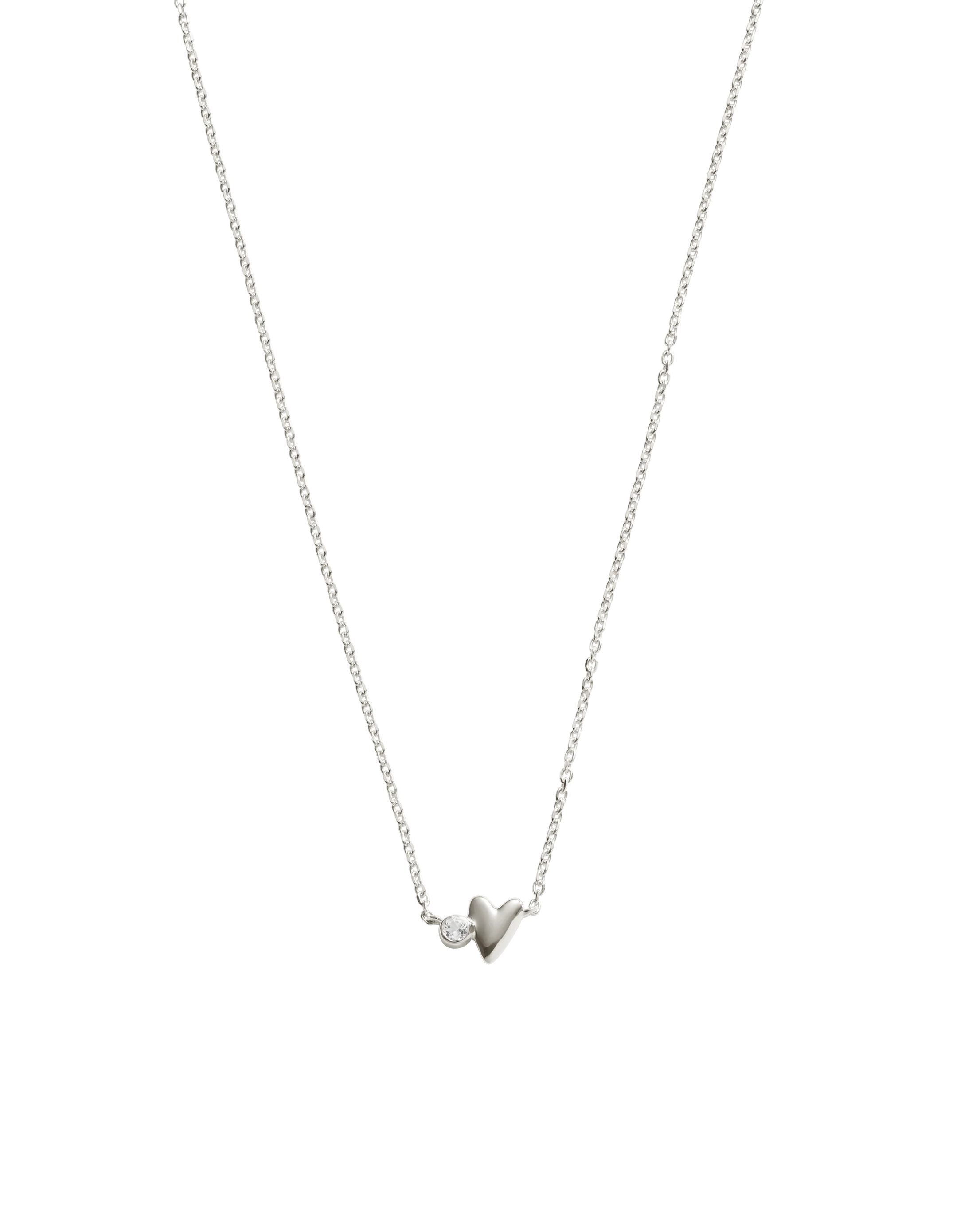 ABODE HEART NECKLACE (STERLING SILVER)
