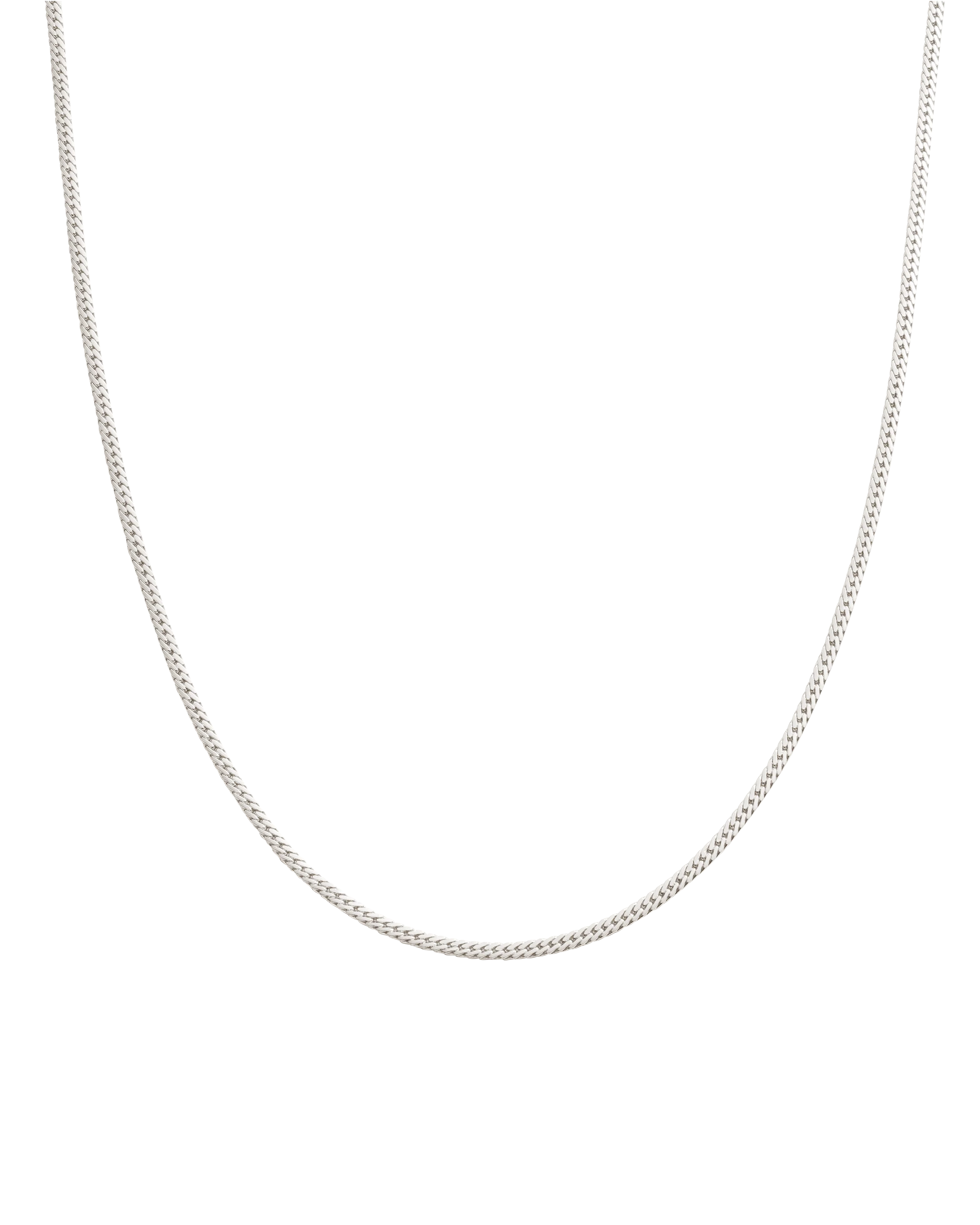 ALIGNMENT CHAIN NECKLACE (STERLING SILVER)