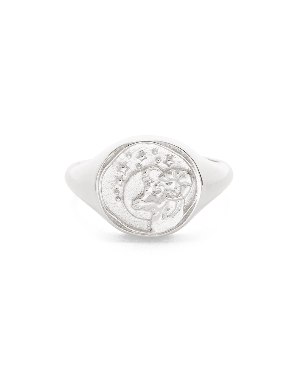 ARIES SIGNET RING (STERLING SILVER) - Image 4