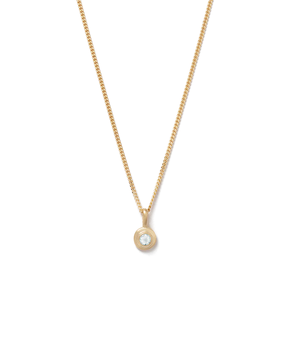 BIRTHSTONE NECKLACE (18K GOLD VERMEIL) - Image 8