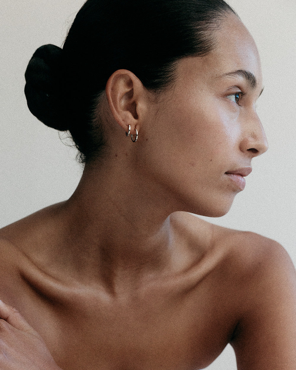 CONTOUR HOOPS (STERLING SILVER) - Image 2