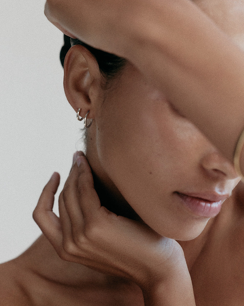 CONTOUR HOOPS (STERLING SILVER) - Image 5