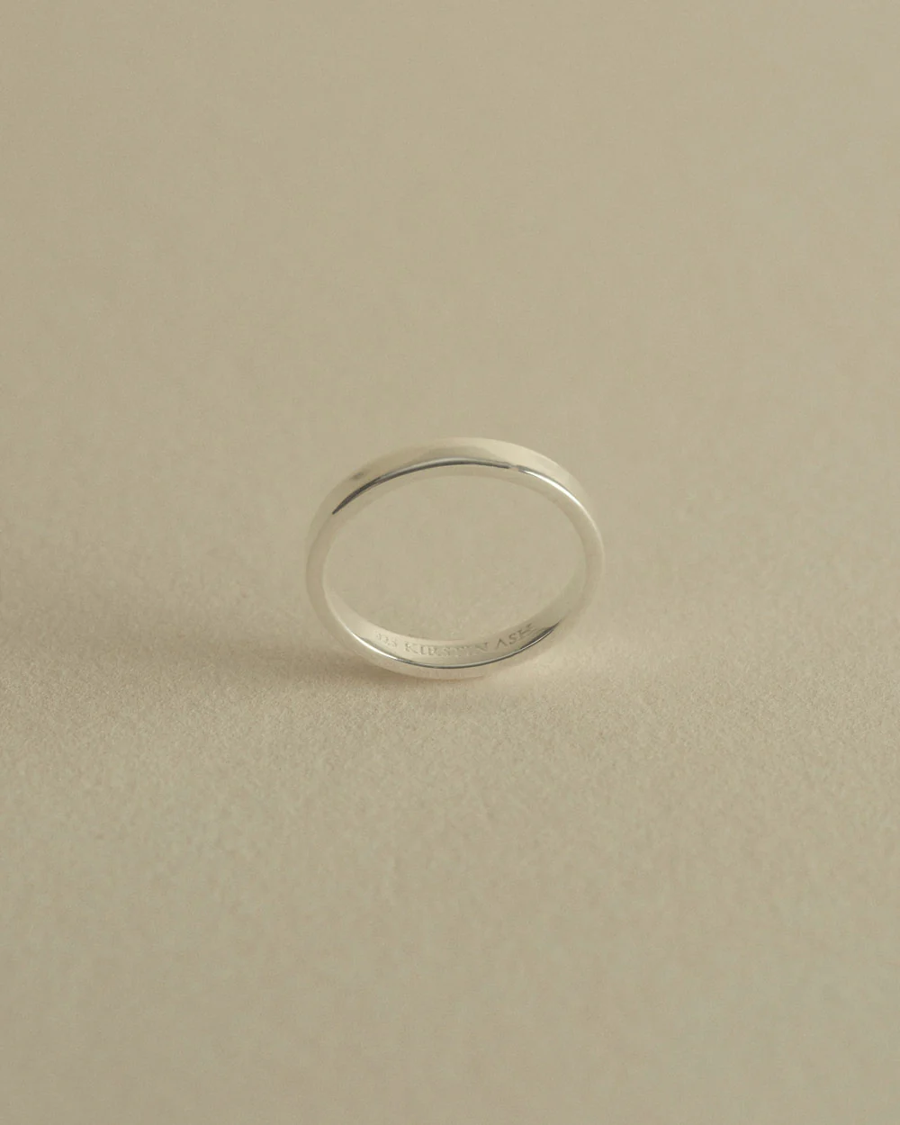 CONTOUR SLIM RING (STERLING SILVER) - Image 3