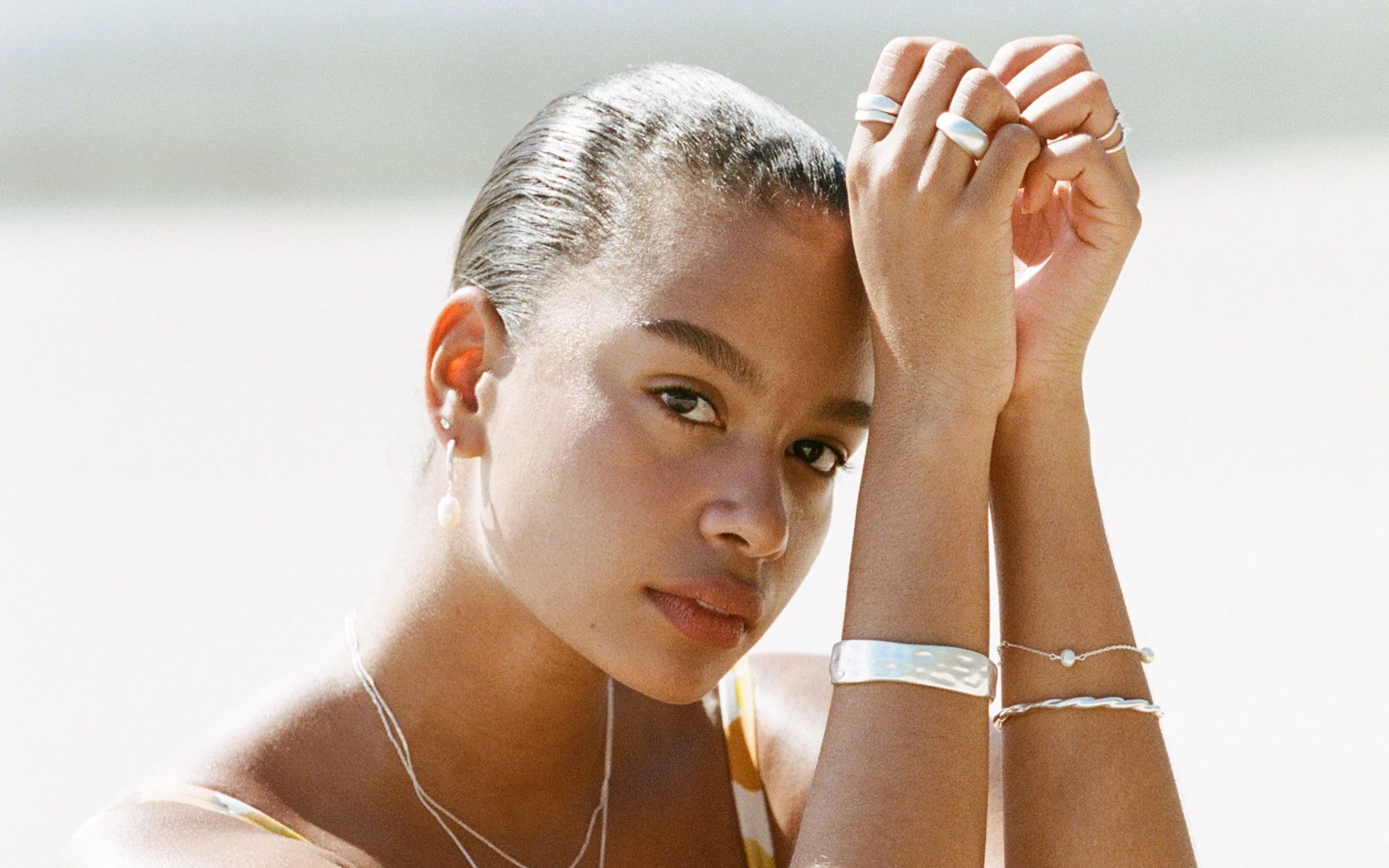 ESSENCE STACKING RING SET (STERLING SIlVER) - Image 5