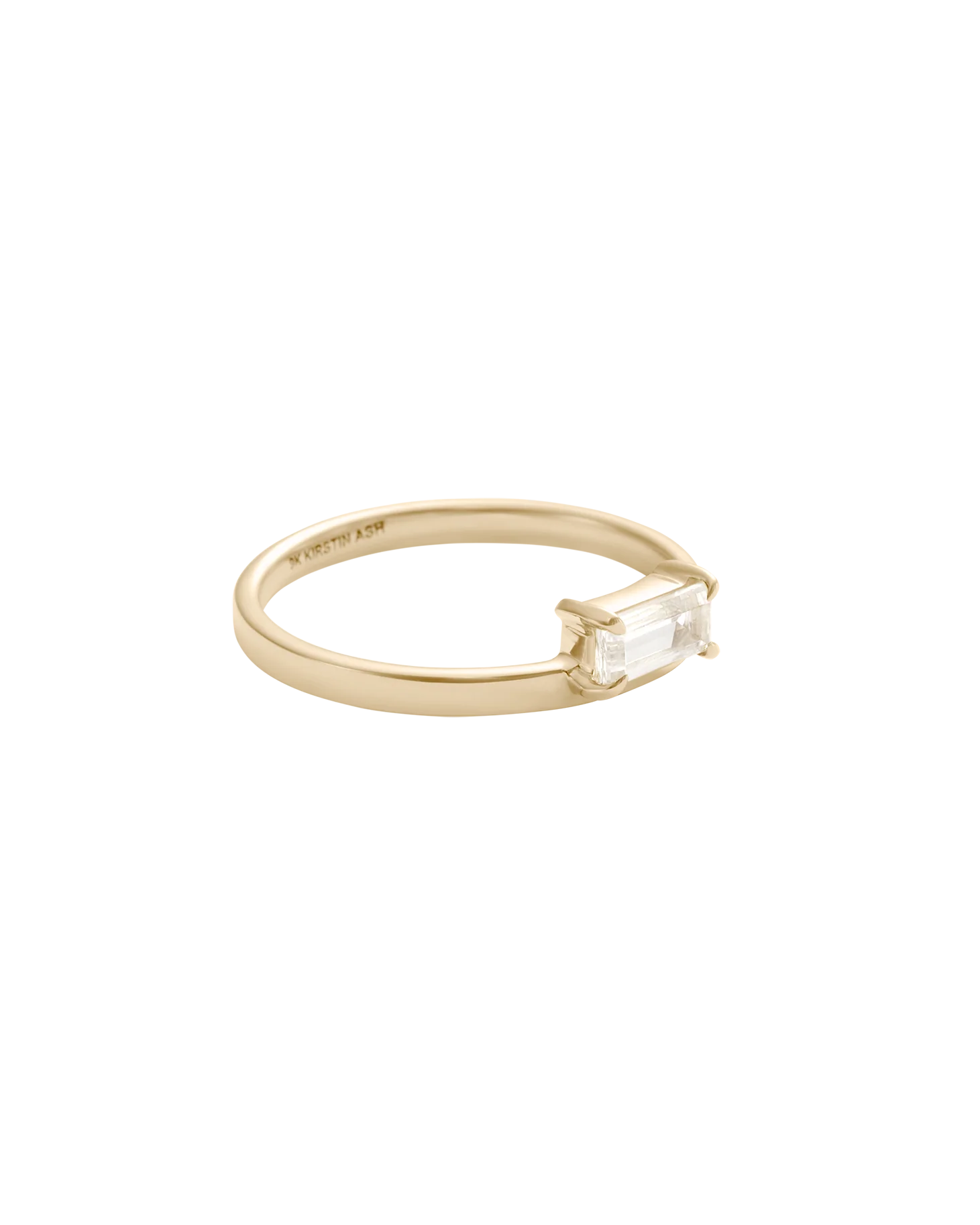 ETHER BAGUETTE RING (9K GOLD) - Image 4
