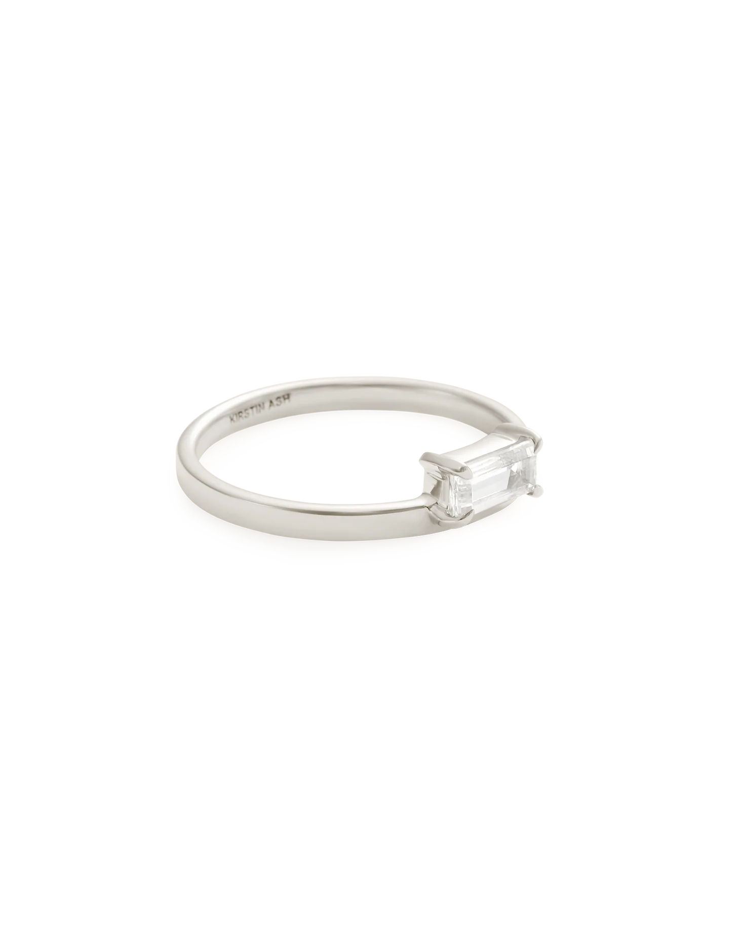 ETHER BAGUETTE RING (STERLING SILVER) - Image 4