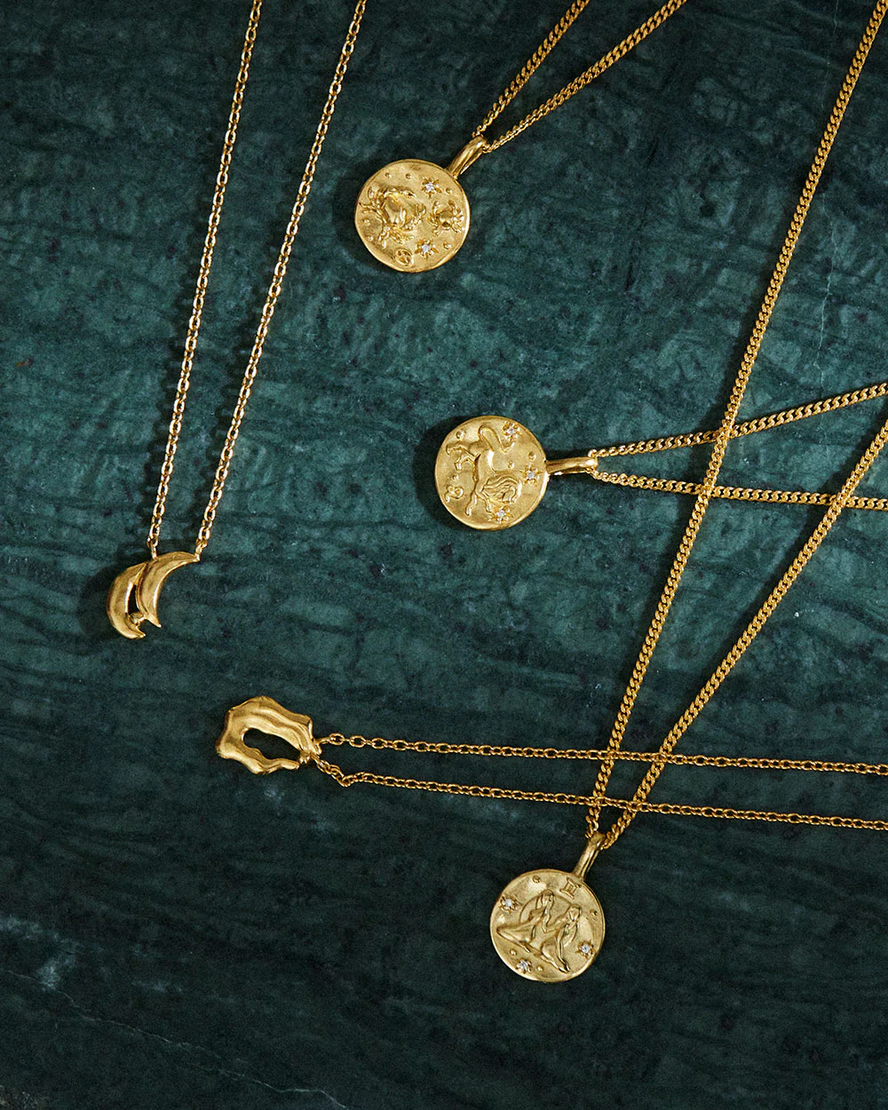 GEMINI STAR SIGN NECKLACE (18K GOLD VERMEIL) - Image 5