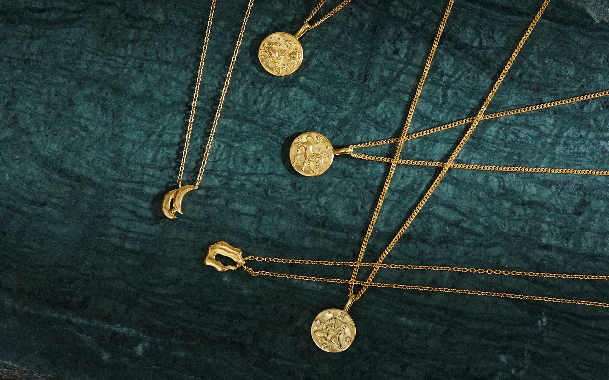 GEMINI STAR SIGN NECKLACE (STERLING SILVER) - Image 3