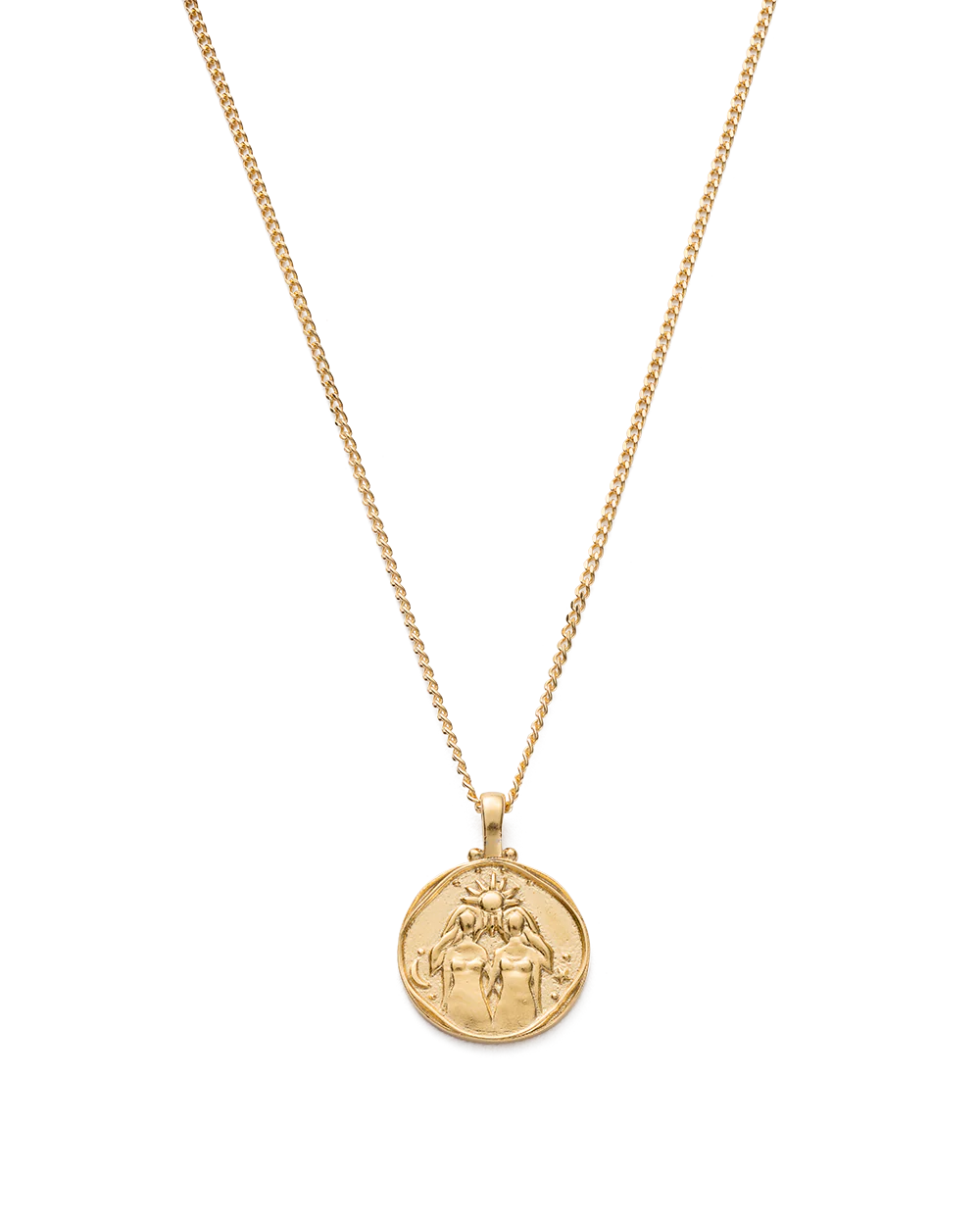 GEMINI ZODIAC NECKLACE (18K GOLD VERMEIL)