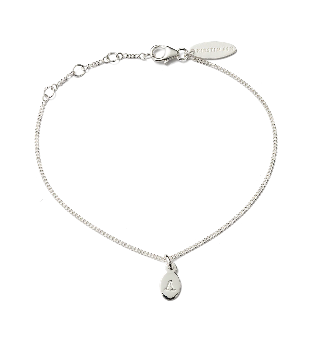 INITIAL BRACELET A-Z (STERLING SILVER)