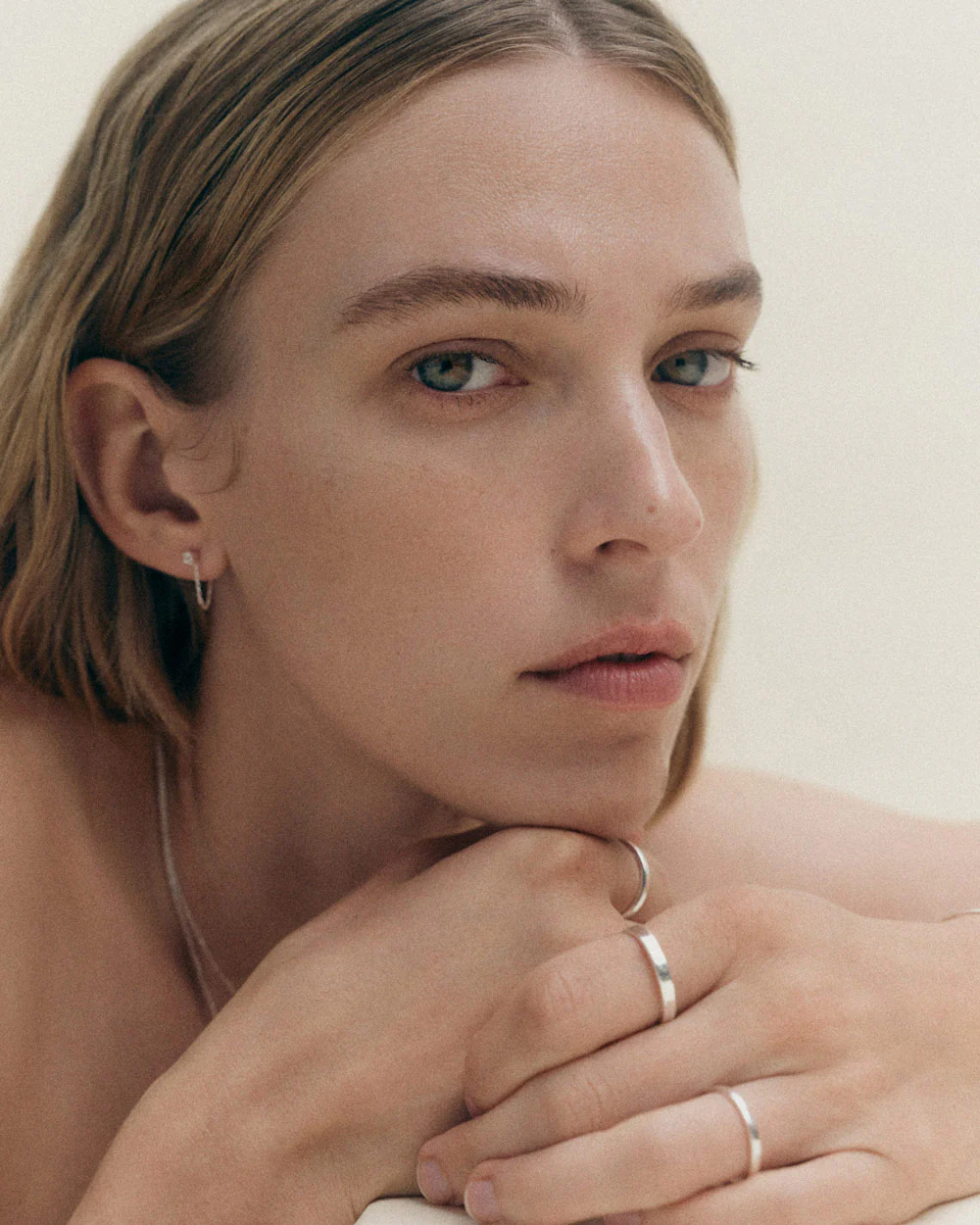 LUMEN CHAIN STUDS (STERLING SILVER) - Image 2