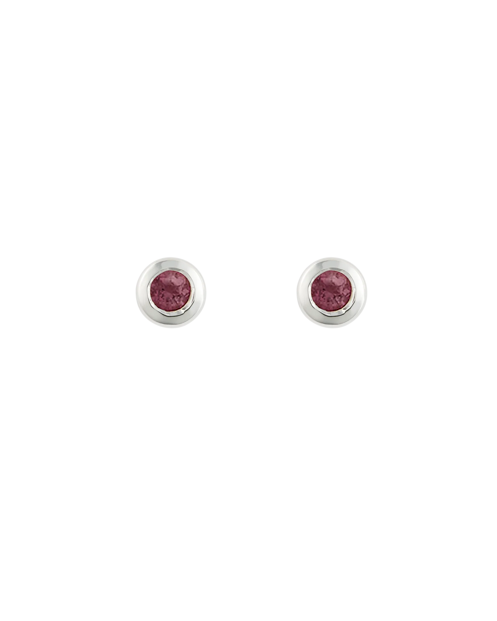 PETITE BIRTHSTONE STUDS (STERLING SILVER) - Image 15
