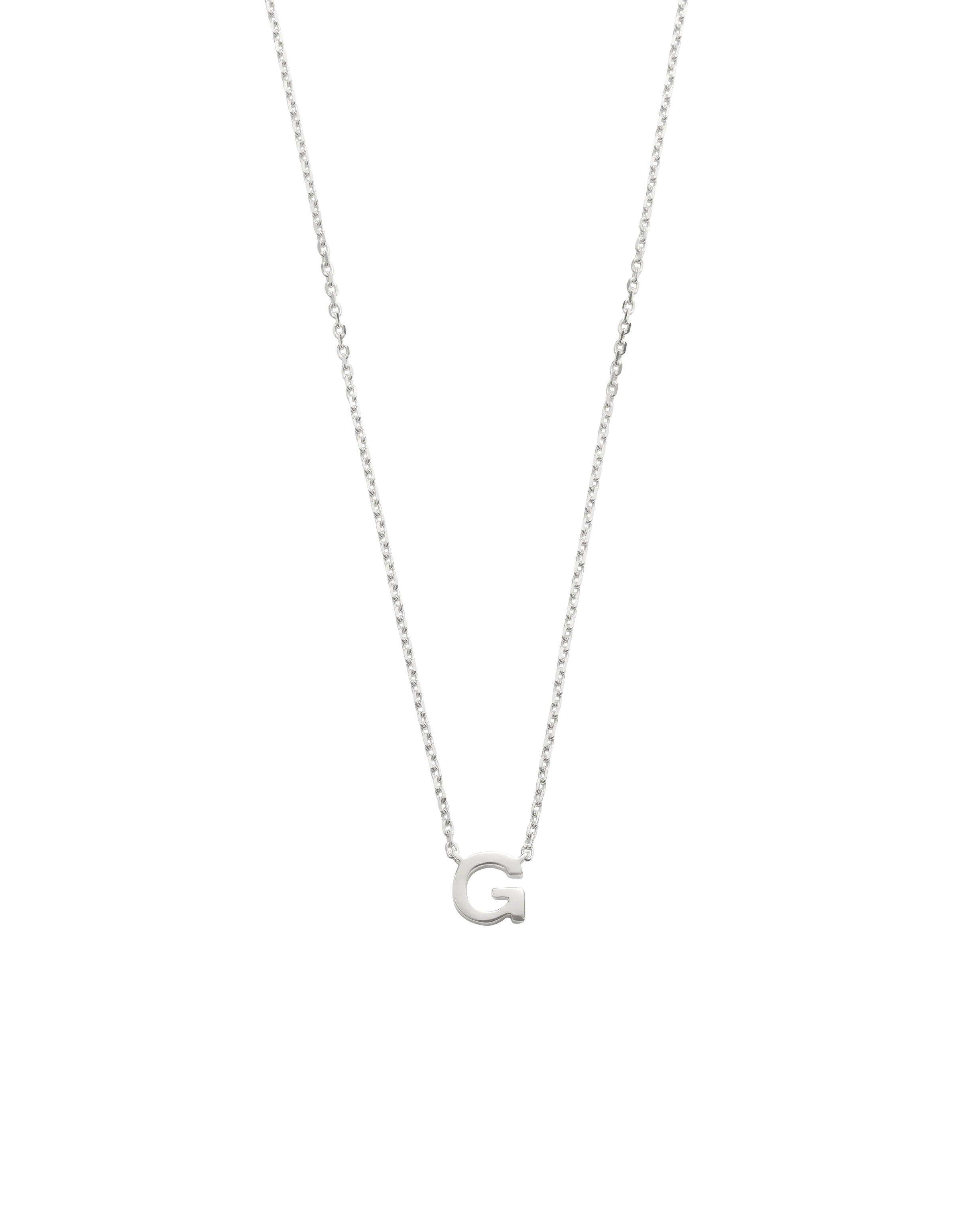 PETITE INITIAL NECKLACE (STERLING SILVER) - Image 12