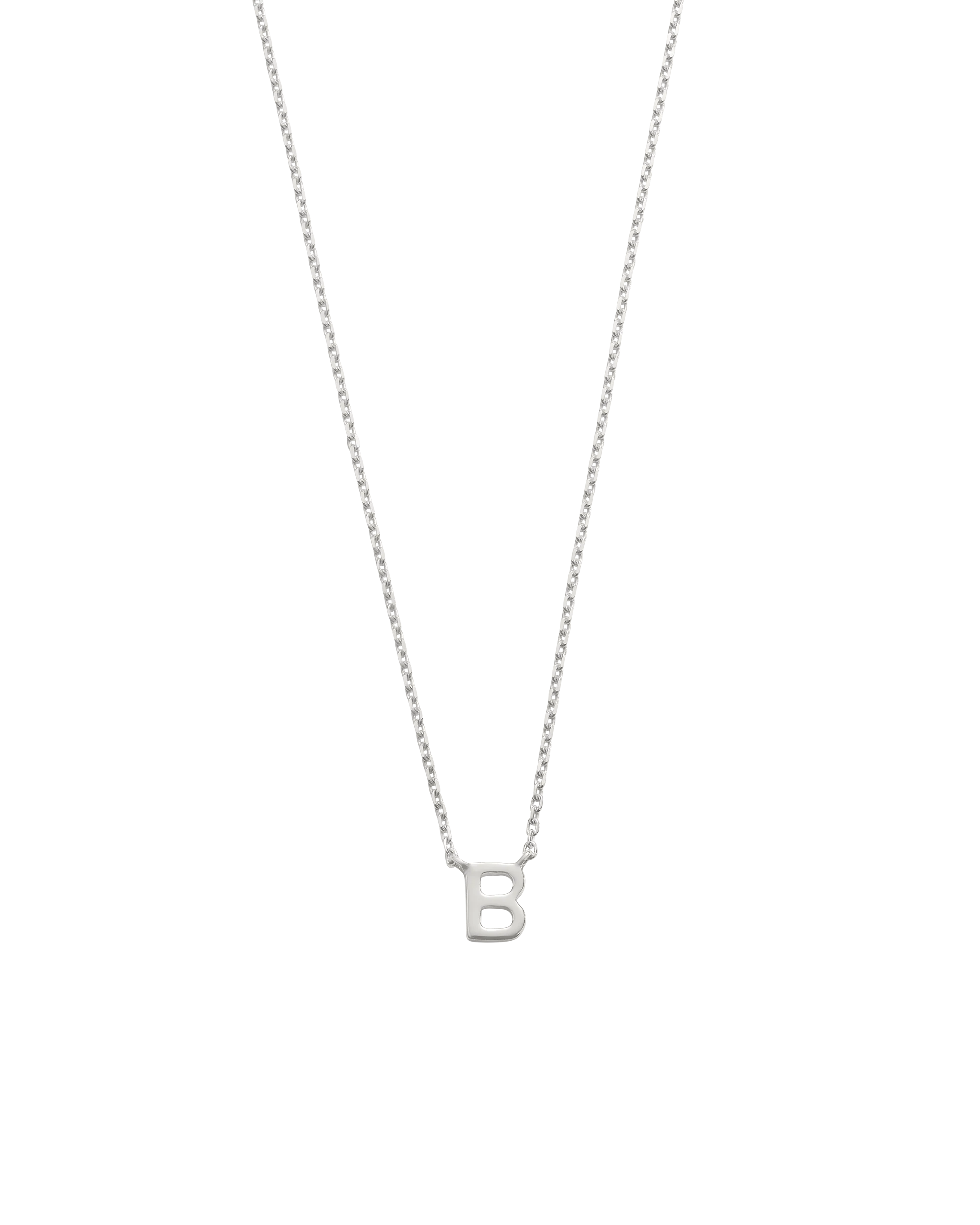 PETITE INITIAL NECKLACE (STERLING SILVER) - Image 4