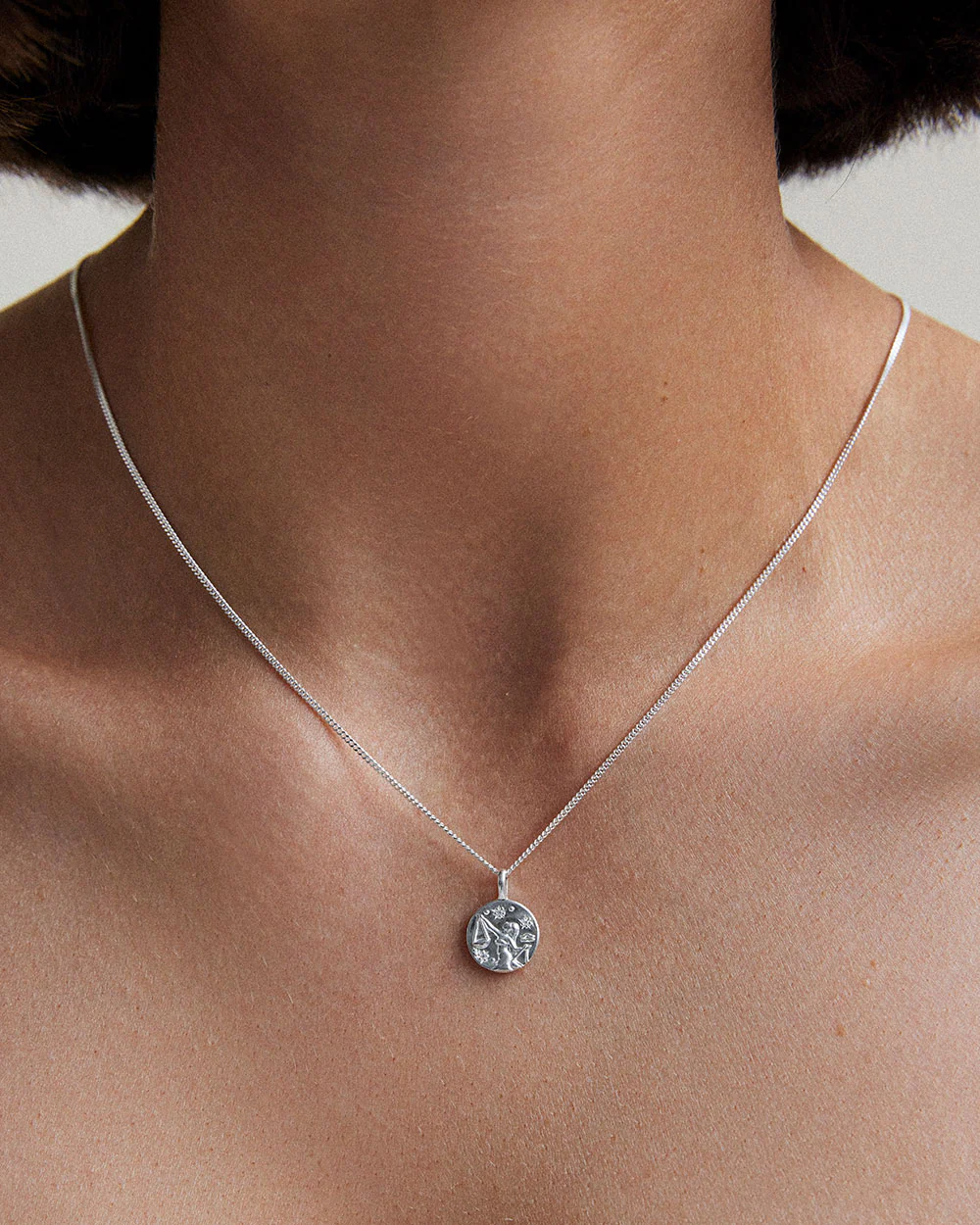 PETITE ZODIAC NECKLACE (STERLING SILVER) - Image 3