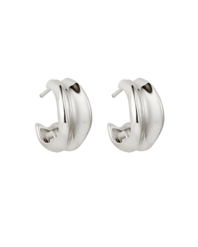 PRESENCE HOOPS (STERLING SILVER)