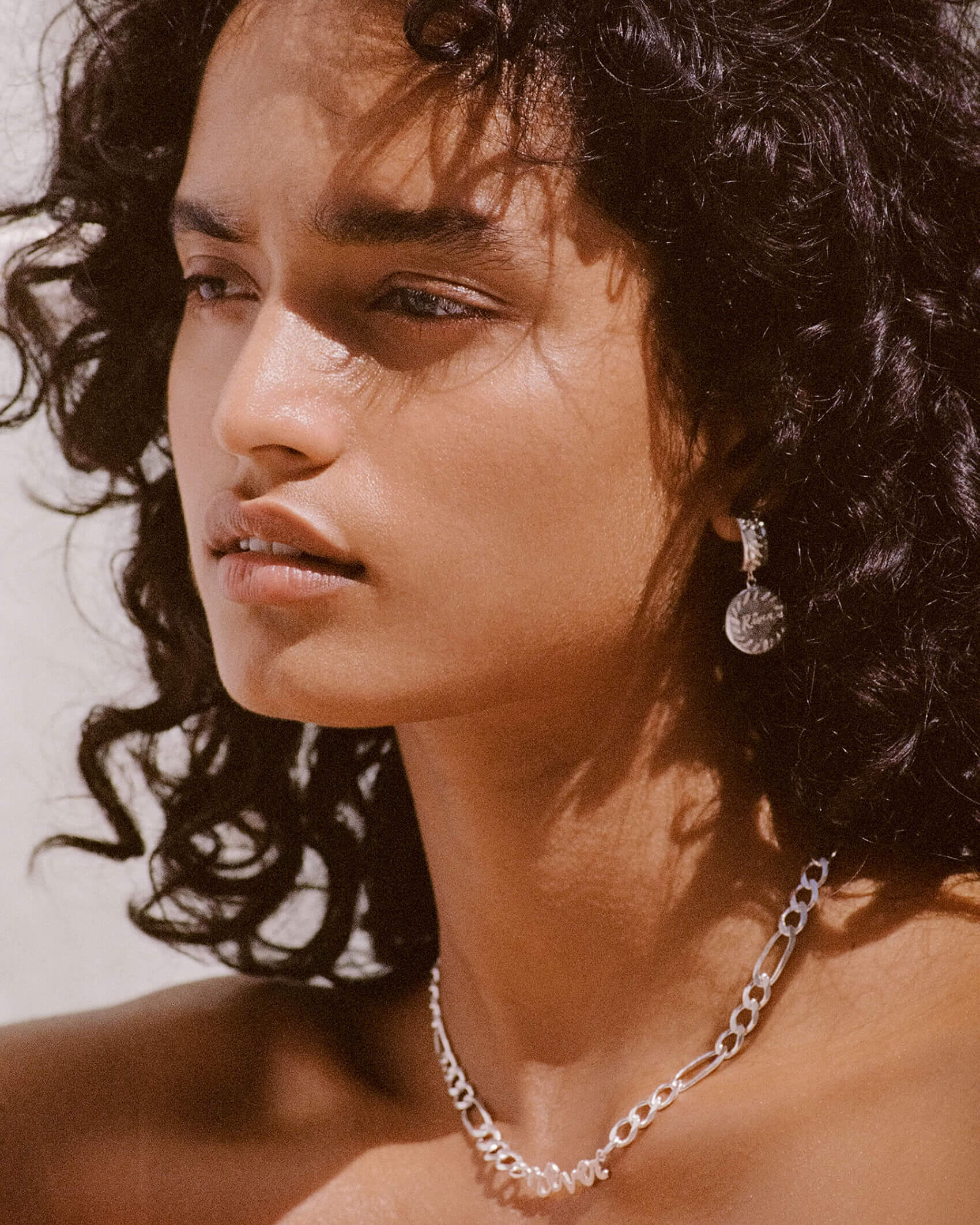 REVER CHAIN NECKLACE (STERLING SILVER) - Image 2