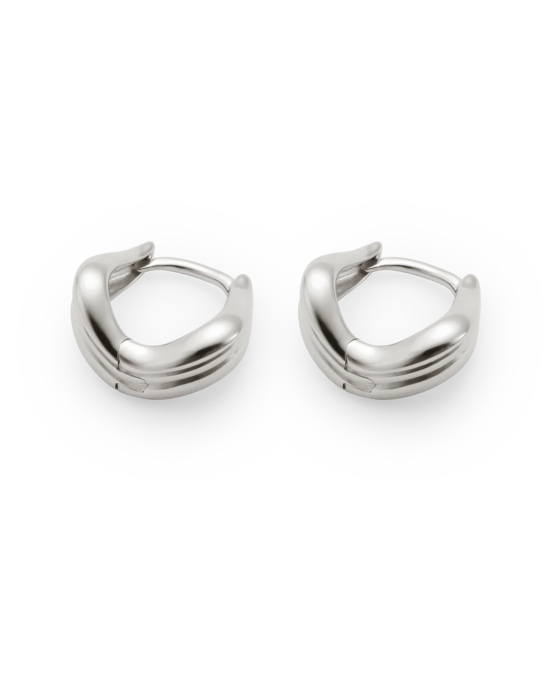 RISE HOOPS (STERLING SILVER) - Image 6