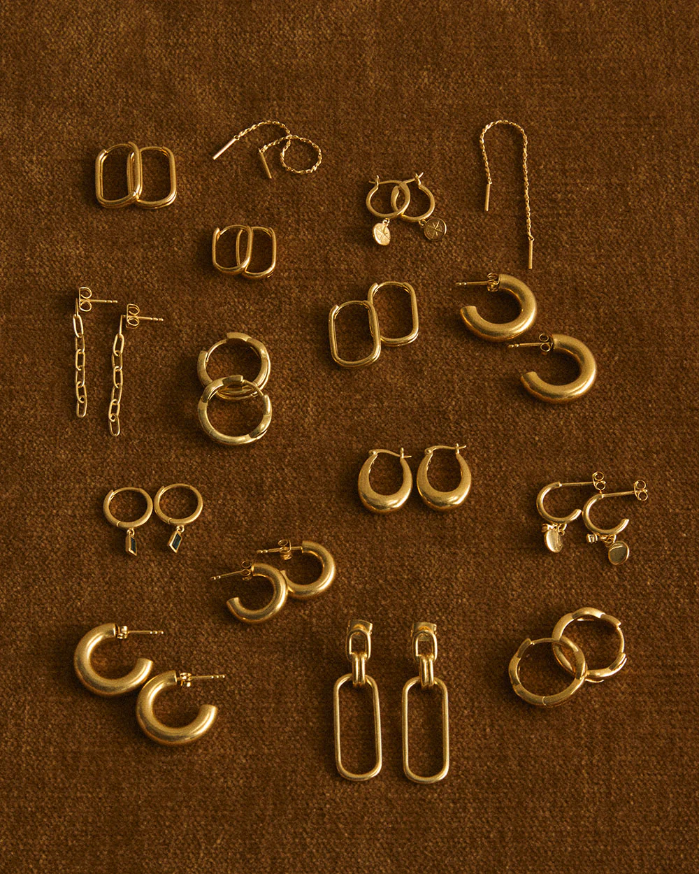 ROAM HOOPS MEDIUM (18K GOLD PLATED) - Image 4