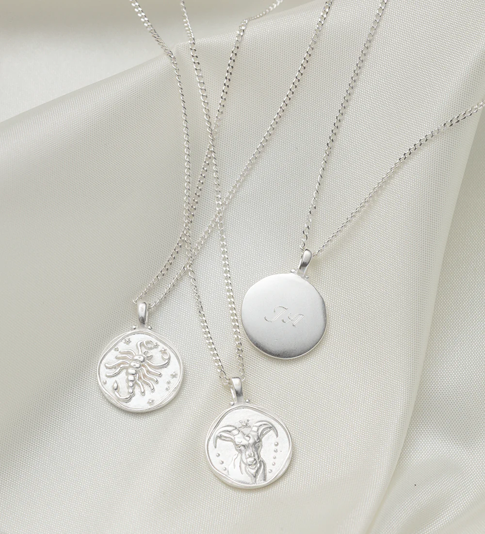 SCORPIO ZODIAC NECKLACE (STERLING SILVER) - Image 3