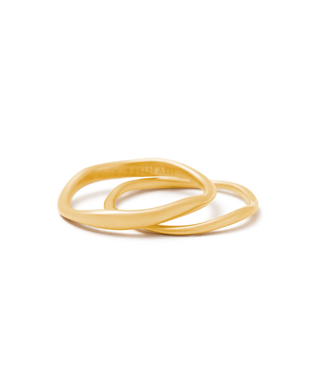 SHIFT STACKING RING (18K GOLD VERMEIL) - Image 4