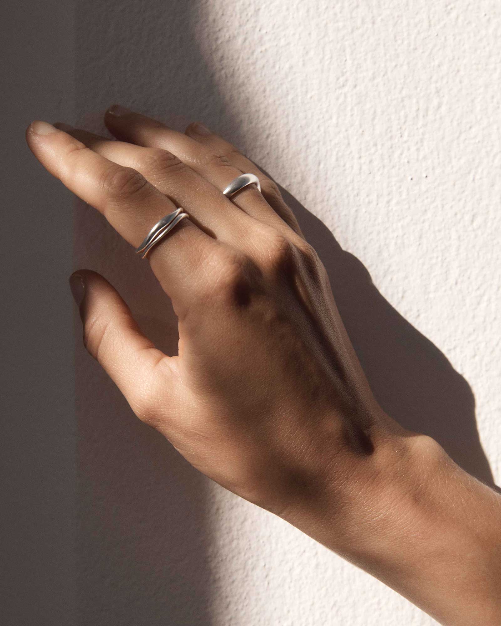 SHIFT STACKING RING (STERLING SILVER) - Image 3