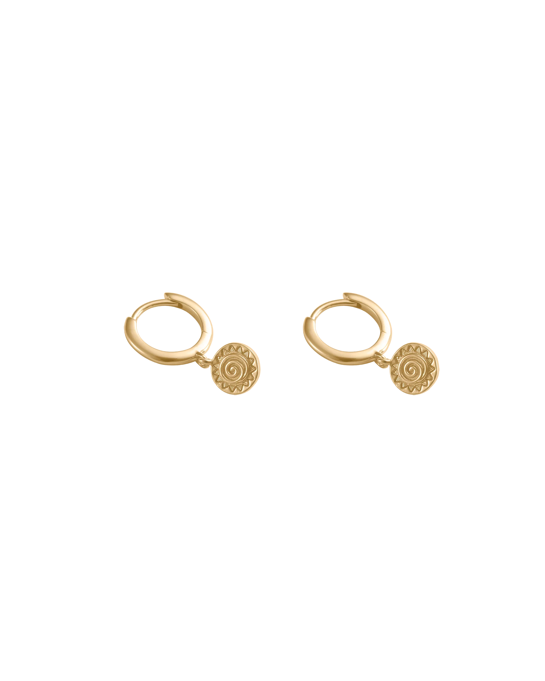 SOLARA HOOPS (18K GOLD PLATED) - Image 4