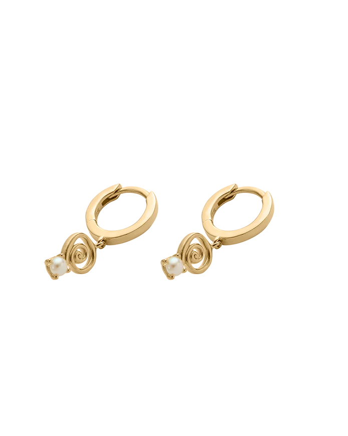 SWEET ESCAPE HOOPS (18K GOLD PLATED) - Image 3