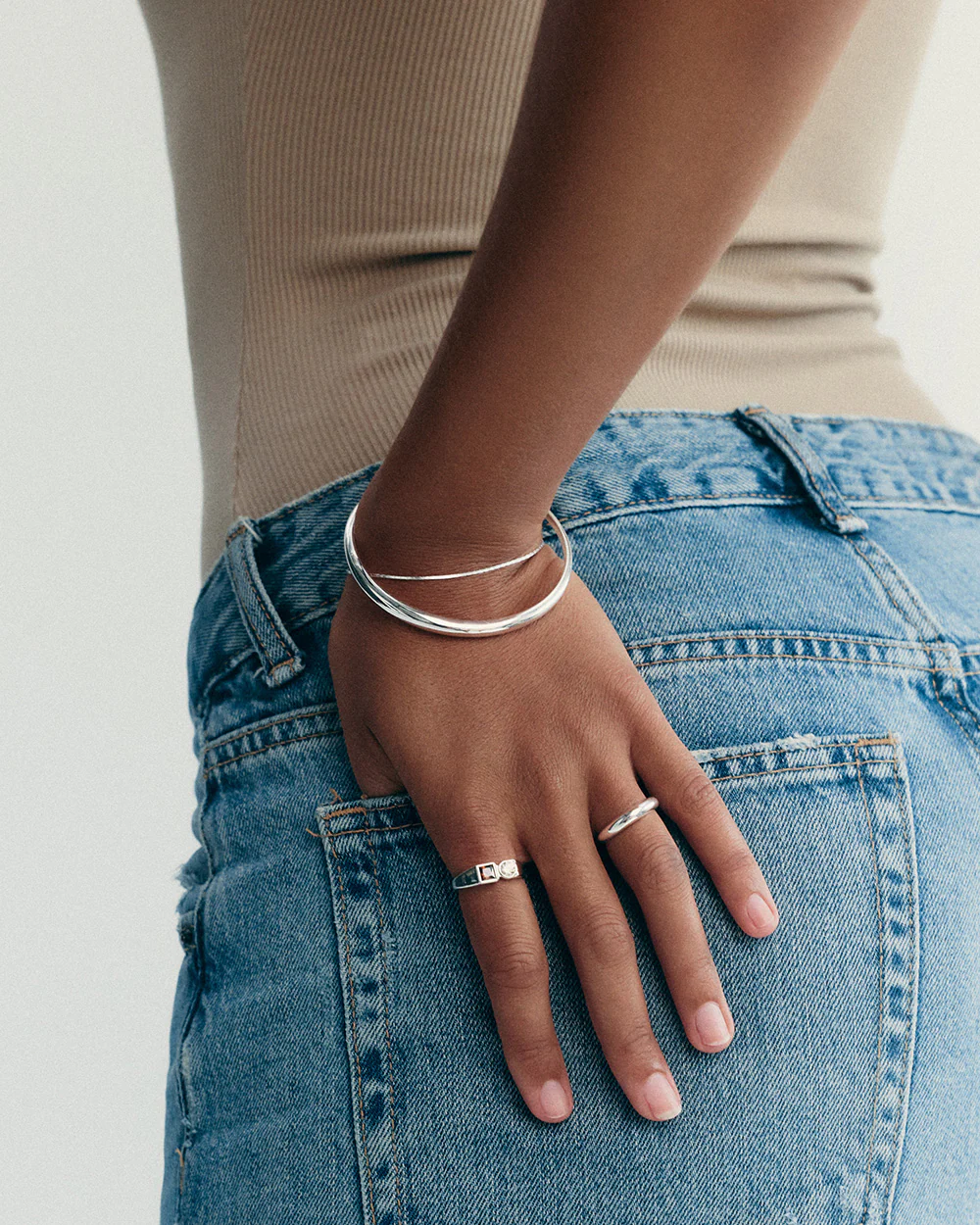 SYMPHONY BANGLE (STERLING SILVER) - Image 2