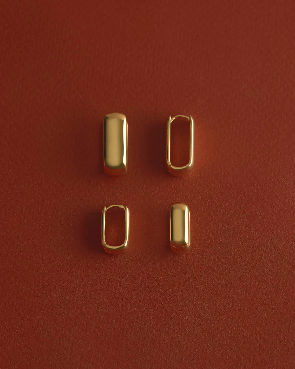 SYMPHONY HOOPS SMALL (18K GOLD PLATED) - Image 2