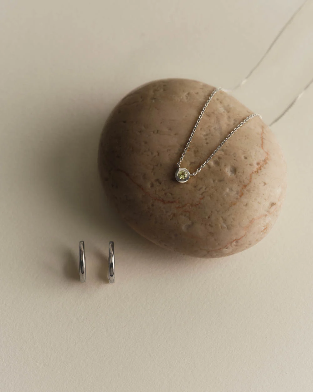 THE SOLID BIRTHSTONE SET (STERLING SILVER)