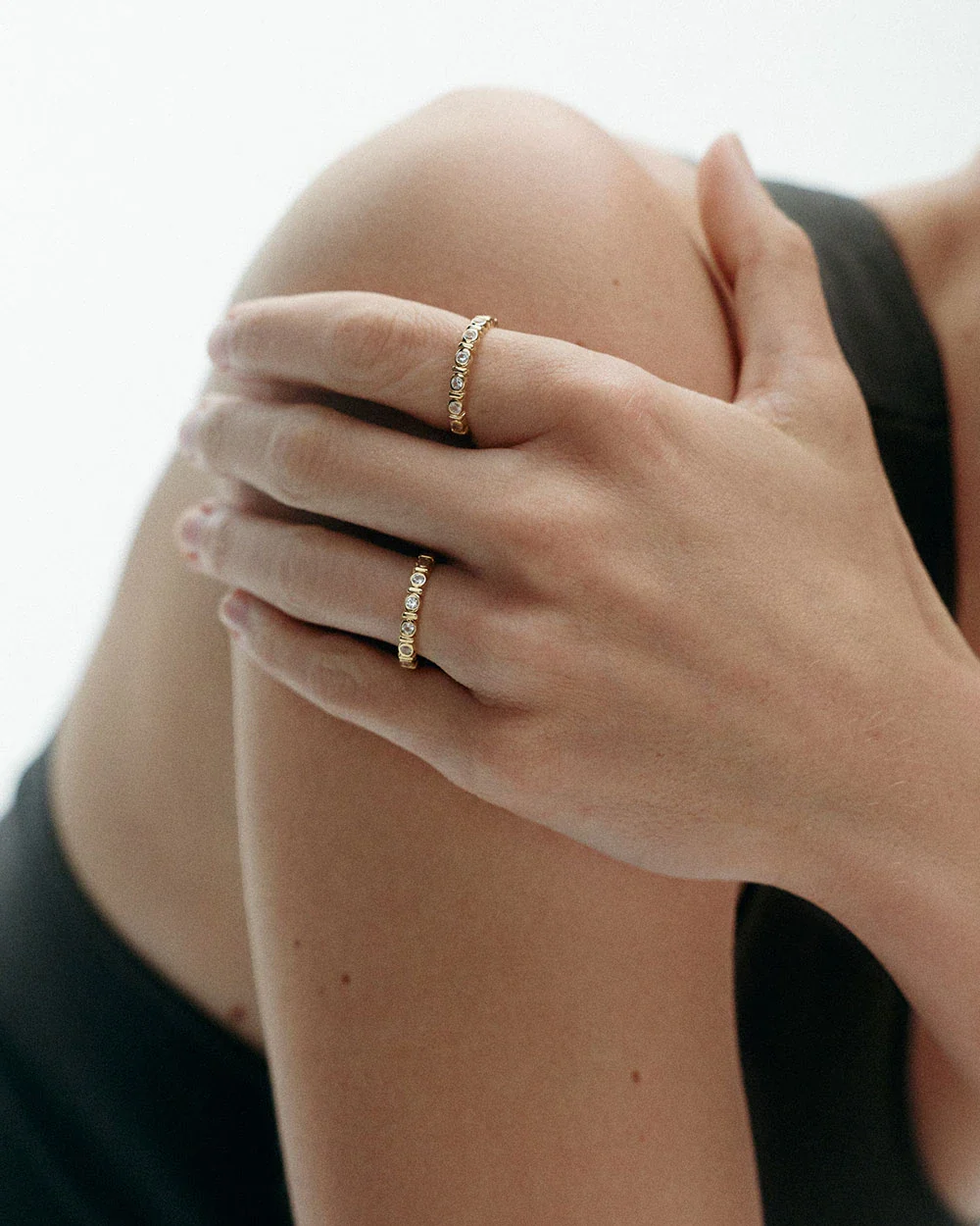 VALE TENNIS RING (18K GOLD PLATED) - Image 2