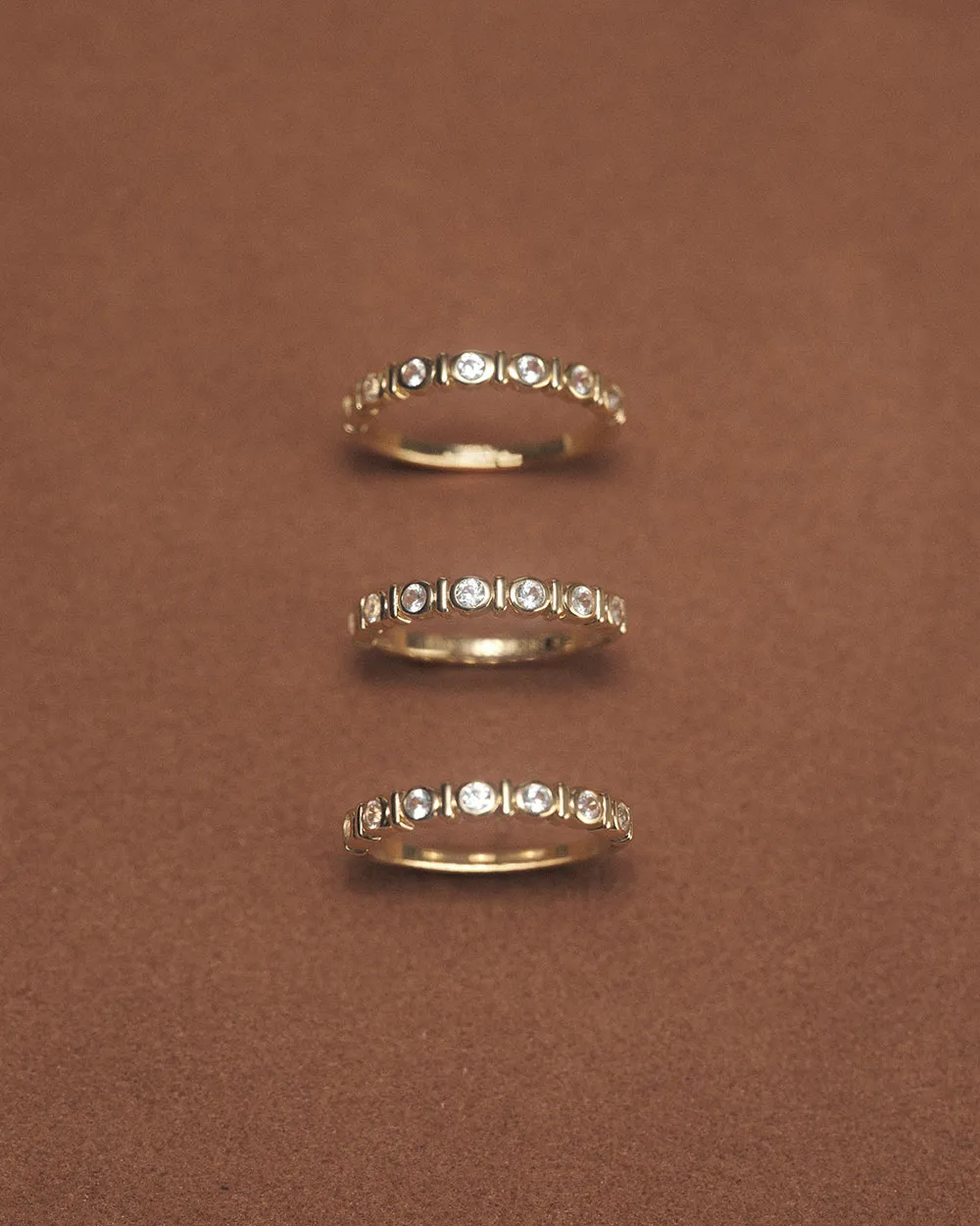 VALE TENNIS RING (18K GOLD PLATED) - Image 3