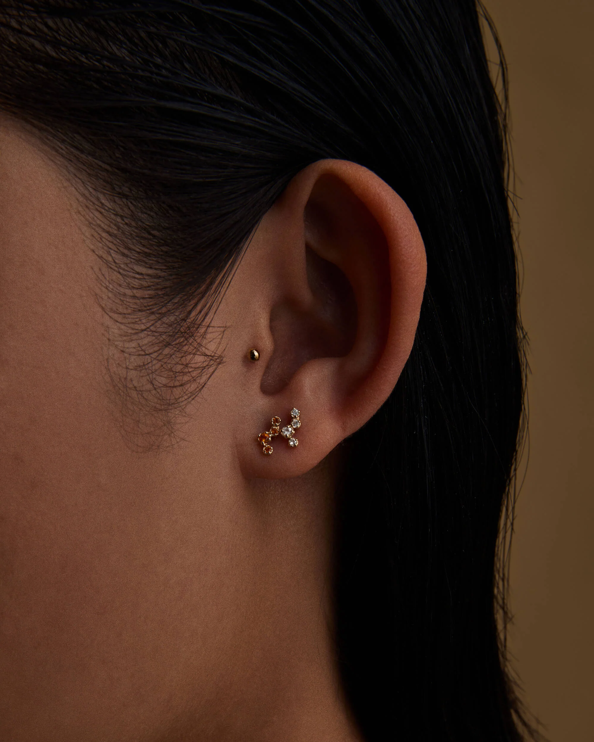 VALENCIA TOPAZ STUDS (9K GOLD) - Image 3