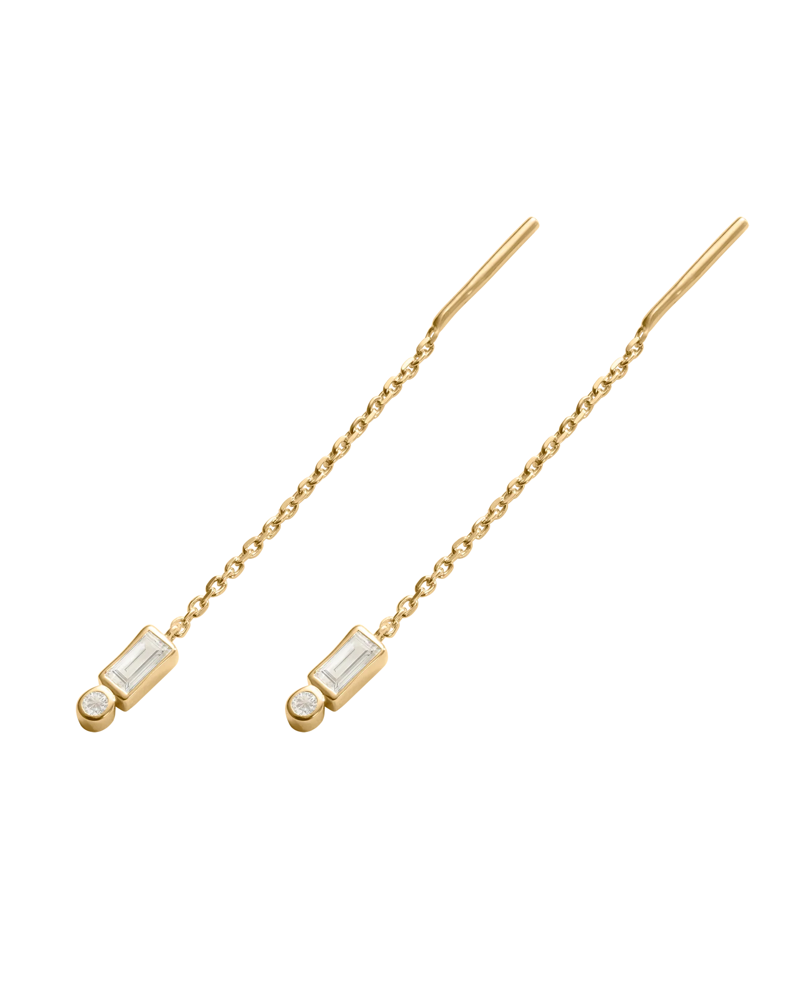 VANTAGE TOPAZ THREADER (18K GOLD PLATED) - Image 4