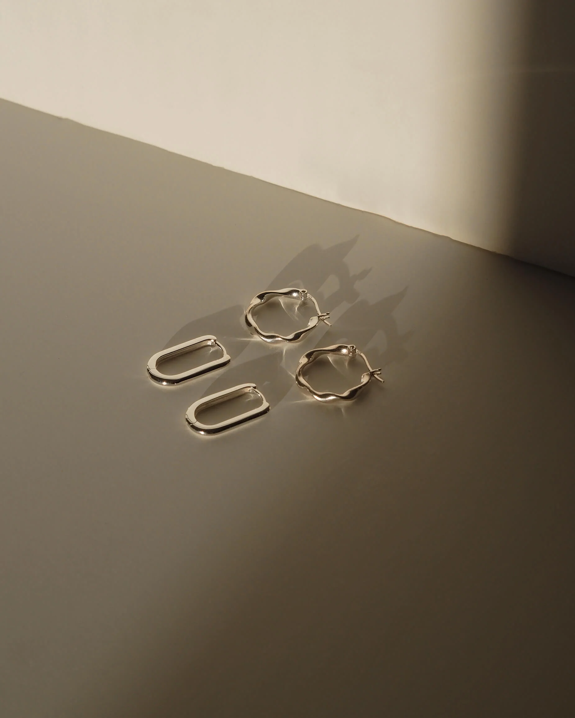 WAVE HOOPS (STERLING SILVER) - Image 3